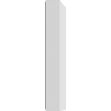 Ekena Millwork Standard Foster Bullseye Plinth Block with Square Edge, 2"W x 4"H x 3/4"P PBP020X040X075FOS02